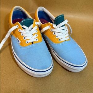 Vans womens/mens Two-Tone Sneakers - Blue and Yellow